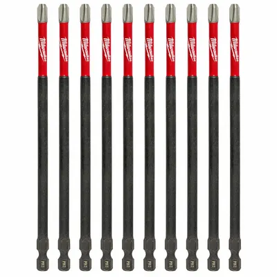 MILWAUKEE Power Bit: Power Bit, Imperial, PH3 Bit Industry Size, #3 Bit Size, Std - Impact Bits