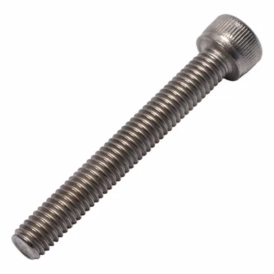 ALLIED TITANIUM Socket Head Cap Screw: M6x1.00 Thread Size, 45 mm Lg, Std, Plain, Titanium - Metric System Standard Socket Head Cap Screws