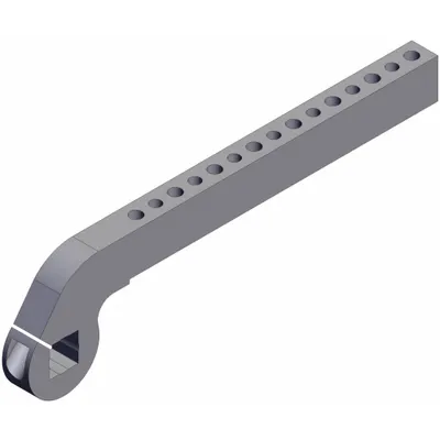 SMC CKZ-63A530P-X6013 Clamp Arm for CKZN Series, 63 mm Bore - Accessories for Compact Power Clamp Cylinders