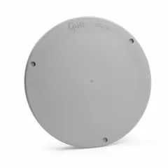 This gray polycarbonate mounting plate is designed for snap-in installation in vehicle lighting systems. It provides a cover for light mounts and brackets, protecting wiring and connections. Sold as a 2-pack, each plate measures 7/8 in by 7/8 in.