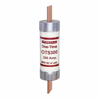 MERSEN Fuse: Class K5, OTS Series, Fast-Acting, 300 A, 600 V AC, 300 V DC - Fast-Acting Blade Fuses