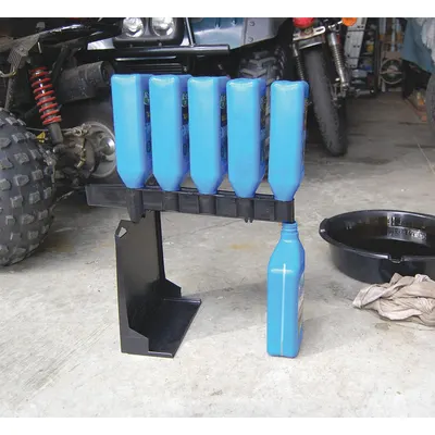 FUNNEL KING Oil Bottle Draining System: Polypropylene (MPN 32947) - Vehicle Funnel Accessories