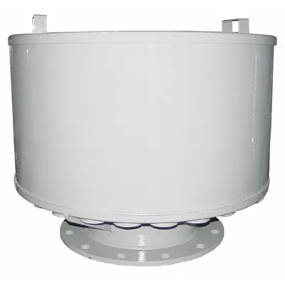 SOLBERG Filter Silencer: 10 in Flange Inlet Size, 3,300 cfm, 23 in Overall Ht - Air Compressor Intake Filters & Silencers