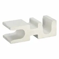Stacking adapter with aluminum body for connecting multiple stranded copper conductors. Accepts wire sizes from 1/0 AWG minimum to 800 kcmil maximum. Used in power distribution, grounding, and splicing applications