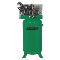 SPEEDAIRE Electric Air Compressor: 5 hp, 2 Stage, Vertical, 80 gal, 13.7 cfm, 175 psi, 208-230V AC (MPN 35WC83)