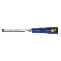 Straight tip wood chisel with a 5/8 in width and 4 1/2 in overall length. Designed for precise woodworking tasks such as paring, mortising, and trimming. Suitable for detailed joinery and carving applications.