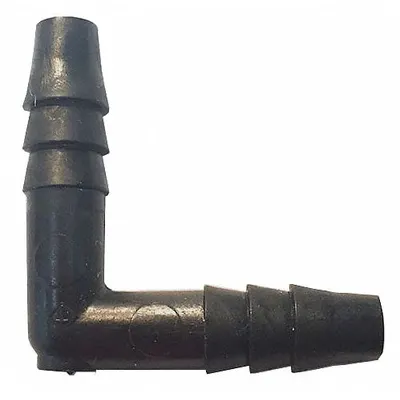 CRETORS Elbow: Black, Plastic, 1601, CTD-A/E-3.0-A - Replacement Parts for Popcorn Makers