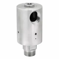 DUFF-NORTON Rotary Union: Straight, Plain Stainless Steel, 1 Passages, Carbon Graphite Seal, Plain (MPN 750117C)
