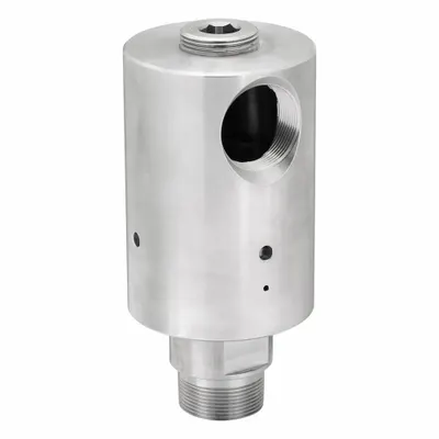 DUFF-NORTON Rotary Union: Straight, Plain Stainless Steel, 1 Passages, Carbon Graphite Seal - Stainless Steel Rotating Joints & Unions