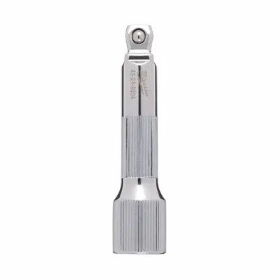 MILWAUKEE Socket Extension: 3/8 in Input Drive Size, 3/8 in Output Drive Size - Flex & Wobble Hand Socket Extensions