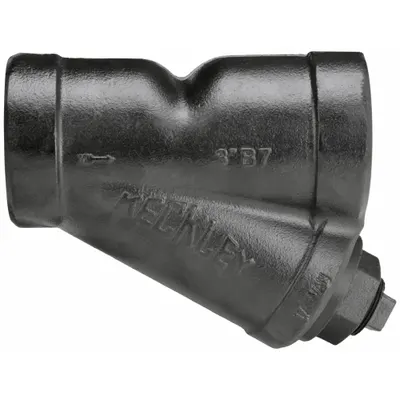 KECKLEY Y Strainer: 2 1/2 in, NPT, Perforated, 0.0625 in Screen Size, Cast Iron - Cast Iron Y Strainers