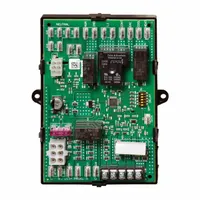 Universal timer controller for integrated furnace control of circulating fans. Operates on 18 to 30V AC input with 24V AC output. Replaces other OEM brands in HVAC systems