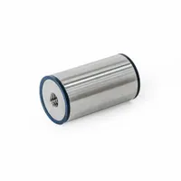 This stainless steel 316 standoff has a plain finish and female threads on both ends. With an overall length of 30 mm, it is used in sanitary process piping to maintain precise spacing between components in applications requiring corrosion resistance and cleanability