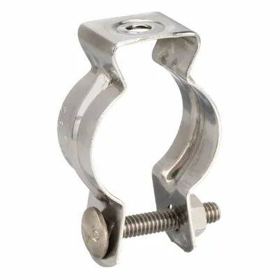 CALBRITE Conduit & Cable Hanger - Screw-On: 1 1/4 in Trade Size, Stainless Steel - Hangers for Conduit & Pipe