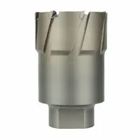 MILWAUKEE Annular Cutter: 5 1/2 in Cutter Dia, 2 in Max Cutting Dp, Pilot Pin Included, Bright (MPN 49-57-5500)
