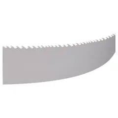 Bi-metal structural shape-cutting blade from the TENNAX-PRO series. Features a hook cutting edge and 3/4 in blade width, with a length of 14 ft 8 in. Designed for cutting structural shapes such as beams, channels, and pipes in metal fabrication and construction applications.