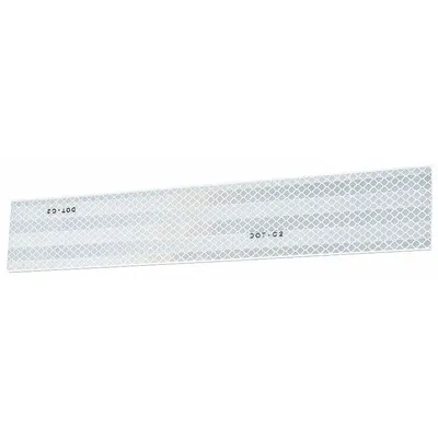 3M Reflective Tape: Buses/Construction/Emergency Vehicles/Rail, White, 2 in Wd - Vehicle Reflective Strips