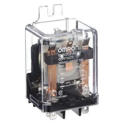 OMRON Flange Mount Relay: Surface (Side Flange) Mounted, 10 A Current Rating - Surface-Mounted Relays