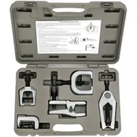 This U-joint puller/remover set is used for removing and installing universal joints on driveshafts and front-end components in automotive and heavy-equipment maintenance. It is designed for professional-grade service in repair shops and fleet operations