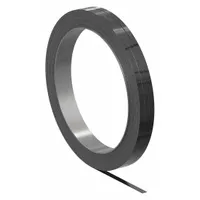 APPROVED VENDOR Steel Strapping: 0.025 in Strapping Thick, 2,770 lb Break Strength, 1,569 ft Coil Lg