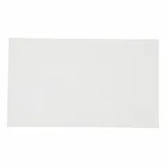 Clear polyester laminate sheet for protecting printed labels from abrasion, moisture, and chemicals. Features a removable adhesive for easy repositioning or removal. Measures 9 inches high by 6 inches wide. Suitable for temporary labeling applications in industrial settings.