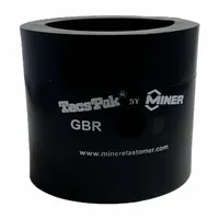 Bumper: 97/100 in Lng, 1.12 in O.D., 11/50 in Mounting Hole A Dia, 19/50 in Mounting Hole B Dia, 40 (MPN GBR-1)