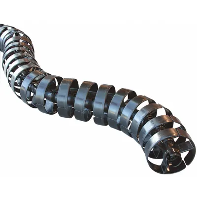 ROBOTRAX Cable and Hose Carrier: R085, 3 Channels, 3.4 in, 0.79 in Max Cable Dia - ROBOTRAX Multiaxis Cable & Hose Carrier Links