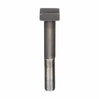 Square-head T-bolt designed for 1/2 in T-slots. Features a 1/2"-13 thread and 3 in shank length. The square head prevents rotation during tightening, providing secure clamping in jigs, fixtures, and machine tables