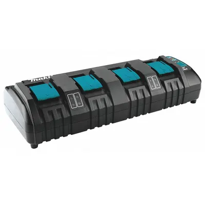 MAKITA DC18SF Multi-Port Battery Charger, 120V AC, for 14.4V/18V DC - Makita Battery Chargers