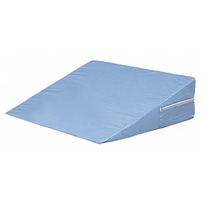 DMI Bed Wedge: Blue, 24 in Overall Lg, 24 in Overall Wd, 7 in Overall Ht, Cotton/Polyester - Bed Wedges