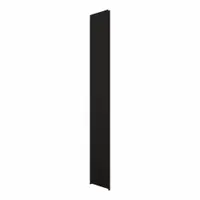 HADRIAN Pilaster: Stainless Steel, Powder-Coated, Black, 82 in Ht, 3 in Wd, 1 1/4 in Thick (MPN 541003-510)