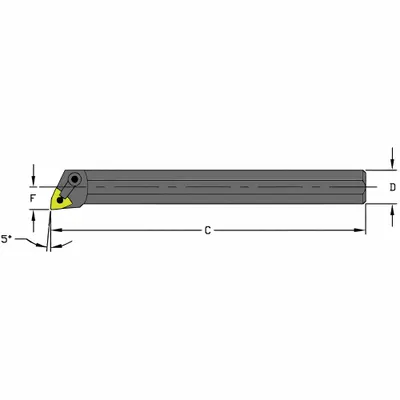 ULTRA-DEX USA Indexable Boring Bar S24U MWLNL4 - Indexable Boring Bars