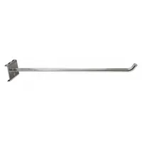TRESTON Single Rod Pegboard Hook: 11 3/4 in x 5 29/32 in x 1 3/4 in, 5 Hooks, Screw-In, Surface (MPN 853217-51)