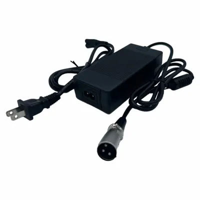 VOLTSTAIR Charger: Plastic, Black - Batteries & Charging Equipment for Powered Hand Trucks