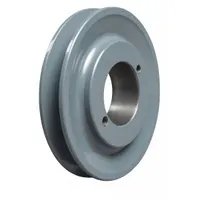 APPROVED VENDOR V-Belt Pulley: BK47, 1 Groove, 4.45 in OD, Bushed Bore, H/QT, Cast Iron