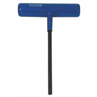 PROTO Hex Key: 0 Ball Ends, 6 mm Tip Size, Metric, Long, Alloy Steel, Black Oxide, 6 in Long Arm Lg (MPN J46518)
