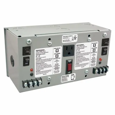 FUNCTIONAL DEVICES INC / RIB Class 2 Power Supply: 100 VA Power Rating, 120V AC - Enclosed & Panel Mounted Class 2 Transformers