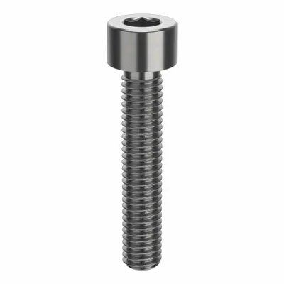 AMPG Socket Head Cap Screw: 3/8"-16 Thread Size, 2 in Lg, Std, Plain, Stainless Steel - Inch System Standard Socket Head Cap Screws