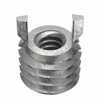 Key Locking Insert: Heavy Wall, 4 Keys, 5/16"-24 Int Thrd Sz, 1/2"-13 Ext Thrd Sz, Plain, 10 PK (MPN 215-066503)