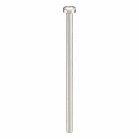Machine Screw: M3x0.50 Thread Size, 60 mm Lg, 18-8, Stainless Steel, Plain, Pan, Phillips, 50 PK (MPN ZSCRW-700)