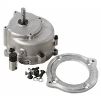 Direct-drive parallel speed reducer with 4.80:1 ratio. Accepts 1.48 hp maximum input, delivers 358 RPM output and 255 in-lb maximum output torque. 56C frame. Used in industrial machinery such as conveyors, packaging equipment, and material handling systems to reduce motor speed and increase torque
