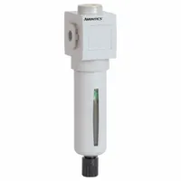 NUMATICS Coal Filter: Coalescing, 1/8 in NPT, 0.01 micron, Plastic Bowl, 2 in Overall Wd, 651 (MPN 8651AFEP1HA000N)