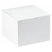 Gift Box: 8 in Inside Lg, 8 in Inside Wd, 6 in Inside Ht, Kraft, 50 PK (MPN GB886)