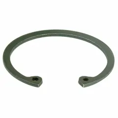 This internal retaining ring is designed to fit into a groove inside a bore or housing, securing components and preventing axial movement. It is compatible with Dayton brand components and manufacturer model number 4KHR1. Typical applications include industrial machinery, automotive assemblies, and equipment maintenance.