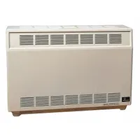EMPIRE Gas Freestanding Floor Heater: Natural Gas, Solid Face Cabinet, Unit-Mounted, 4 in Vent Dia (MPN RH35NAT)