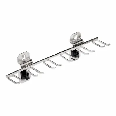TRITON PRODUCTS Multi-Prong Toolholder for Square-Hole Pegboard - Pronged Toolholders for Square-Hole Pegboard