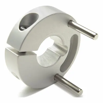 RULAND MANUFACTURING Controlflex Coupling Hub: 1° Angular Misalignment, 0.03 in Axial Motion - Double Insert Hubs for Round Shafts