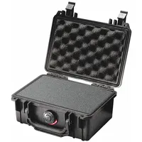 PELICAN Protective Case: 4 3/4 in x 7 1/4 in Inside, Convoluted/Pick and Pluck/Solid, Black (MPN 1120)