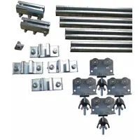 GLEASON Festoon System Kit: C-Rail, 90 ft – 90 ft, 103 ft Min Cable/Hose Required, Flat (MPN FCG15971)