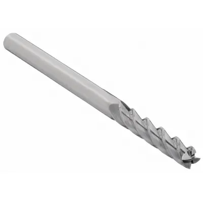 CLEVELAND Square End Mill: Carbide, 4 Flute, 3/16" Mill Dia, 3/4" LOC, 2-1/2" OAL (MPN C61837) - Carbide Square End Mills for Aluminum